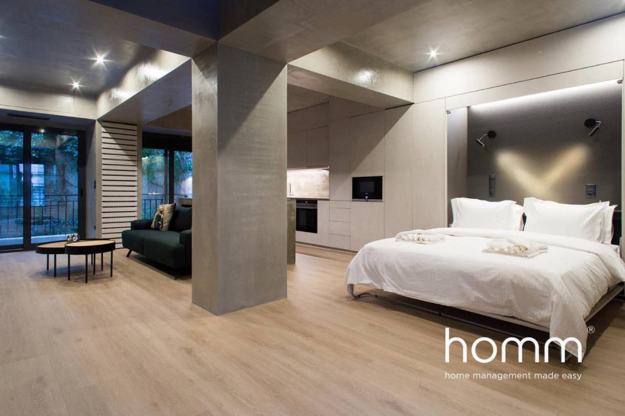 Unique Urban Homm Studio In Piraeus, Alkiviadou Appartamento Esterno foto