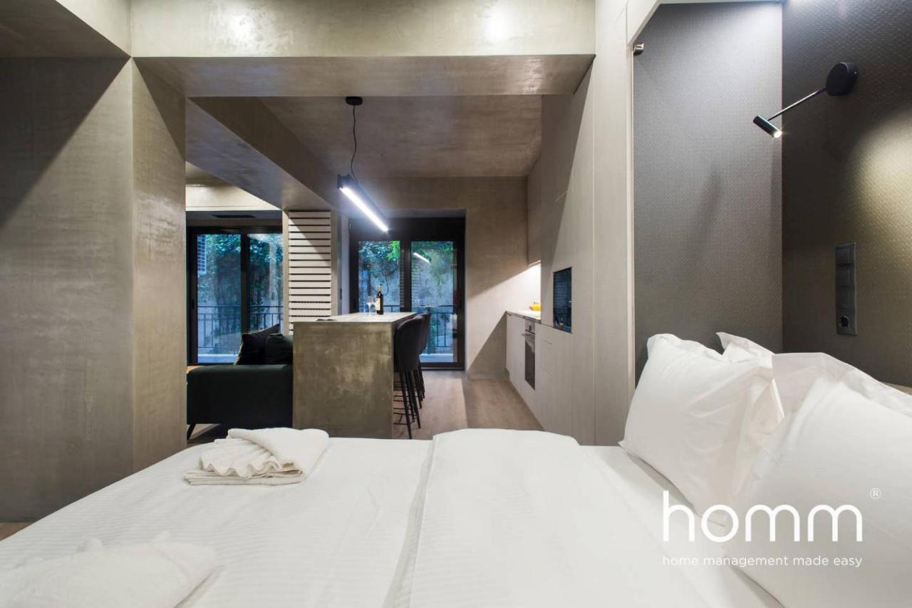 Unique Urban Homm Studio In Piraeus, Alkiviadou Appartamento Esterno foto