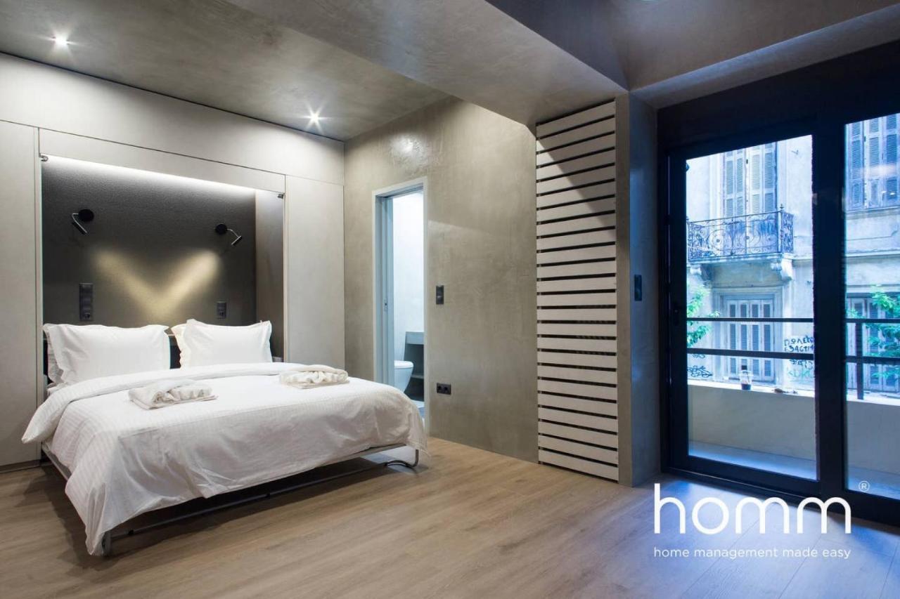 Unique Urban Homm Studio In Piraeus, Alkiviadou Appartamento Esterno foto