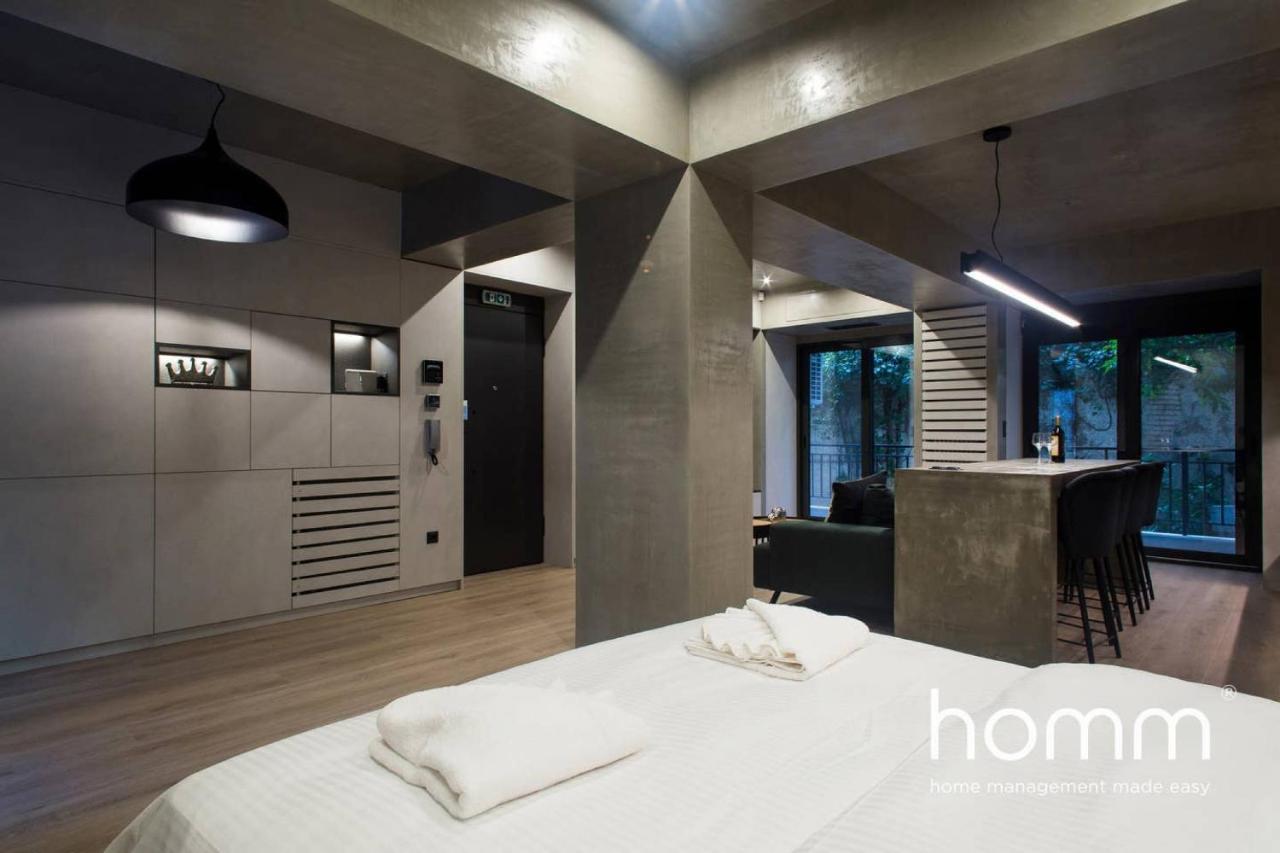Unique Urban Homm Studio In Piraeus, Alkiviadou Appartamento Esterno foto